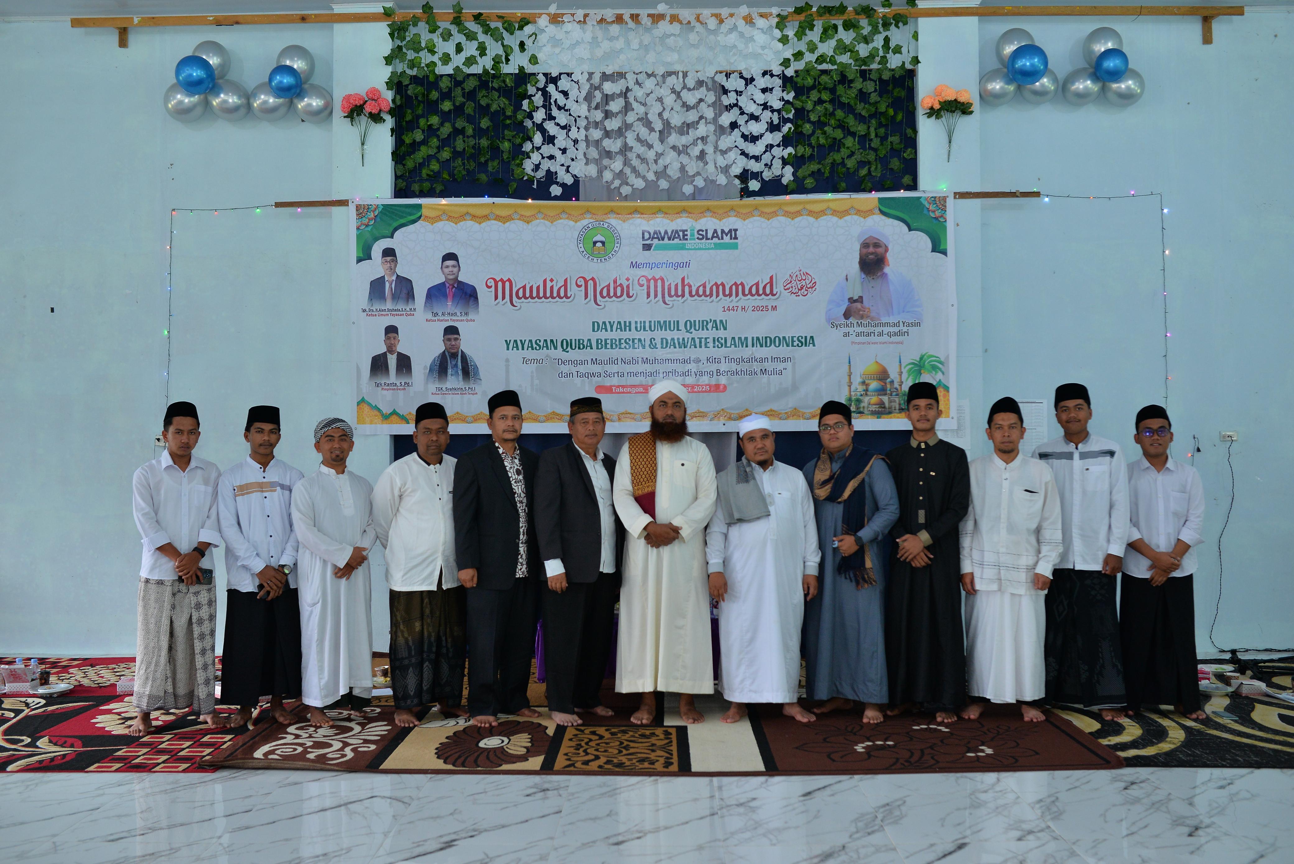 Dayah Ulumul Qur’an Yayasan Quba Bebesen Hadirkan Ulama Internasional, 1.450 Jama’ah Bershalawat
