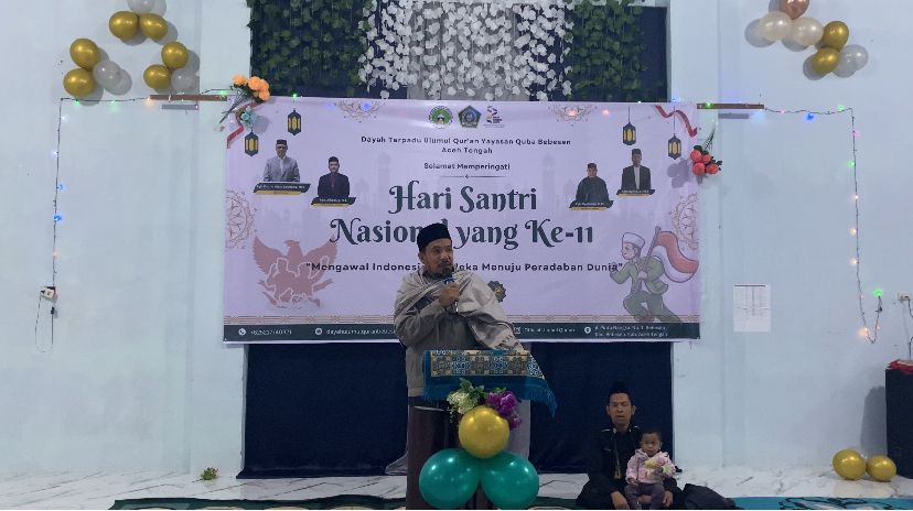 Pembukaan Lomba Hari Santri Nasional di Dayah Ulumul  Bebesen Berlangsung Meriah